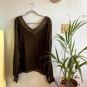 We The Free South Side Thermal V-Neck Top